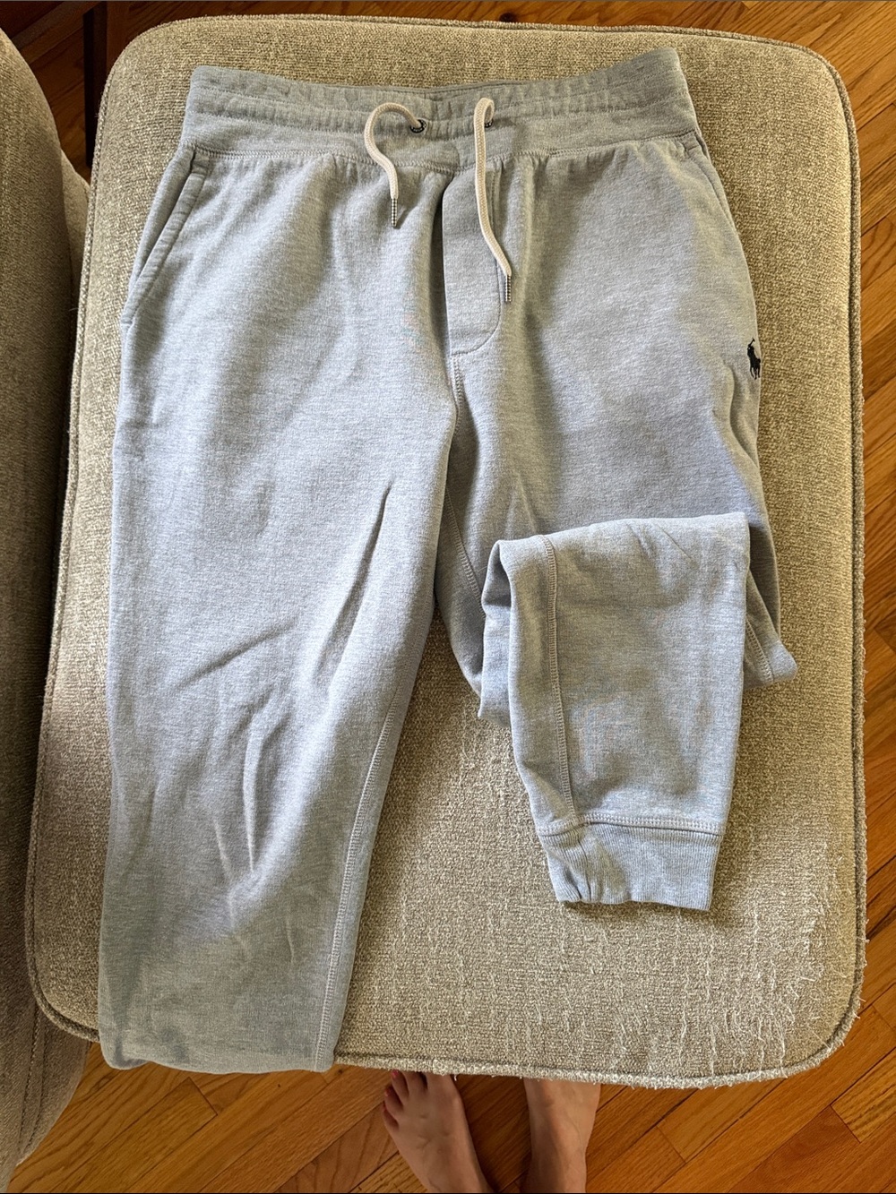 Polo Ralph Lauren Light Gray Drawstring Joggers